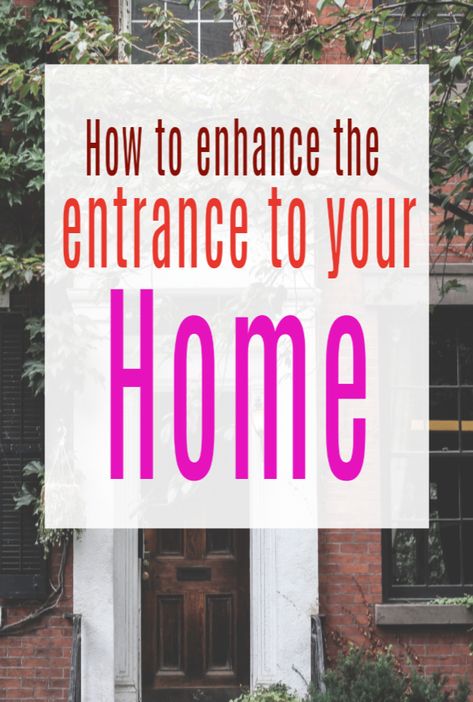 How to enhance the entrance to your home and make it look it's absoloute  best #sellyourhome #firstimpressions #homeentrance #doorway #frontdoor #kerbappeal #movinghouse #homerenovation #door Covered Doorway Entrance, Kerb Appeal, Gorgeous Interiors, Front Entrances, Japanese Restaurant, Moving House, Mud Room, House Entrance, Basement Remodeling