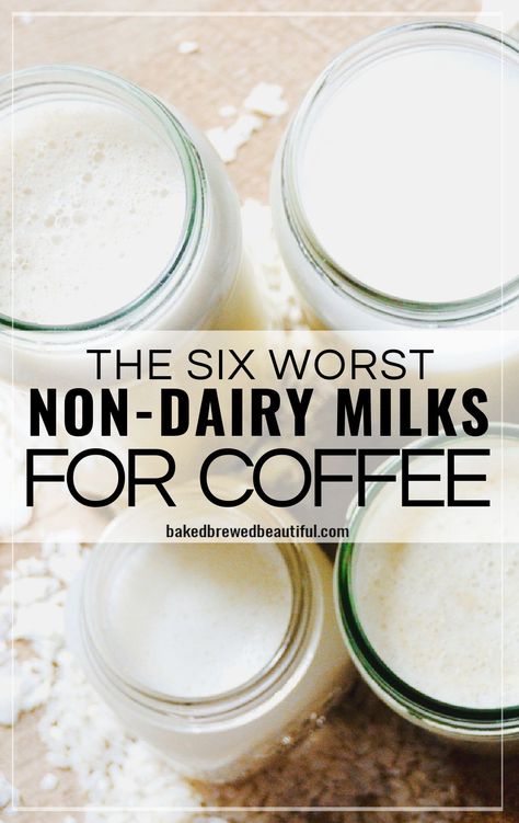 Best Non Dairy Milk, Healthy Milk Alternatives, Healthy Iced Coffee, Non Dairy Coffee Creamer, Flax Milk, Dairy Free Creamer, Dairy Recipes, Best Iced Coffee, Coffee Creamer Recipe