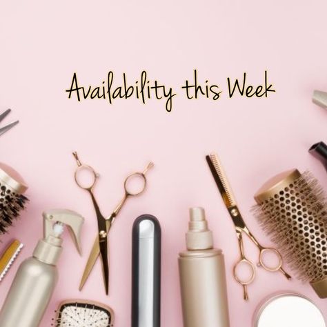 Openings Today Salon, Licensed Cosmetologist Quotes, Accepting Clients Post, Hairdresser Advertising Ideas, I Have Openings Salon Quotes, Hair Salon Appointments Available, Hairstylist Facebook Cover Photo, Openings Available Salon This Week, New Year Salon Promotions