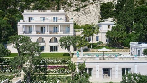 Luxury Belle Epoque Villa Overlooking Monaco Classical Facade, Classic Architecture, Terrace Garden, Pool Patio, French Riviera, Terrace House, Maine House, Luxury Apartments, Pool House