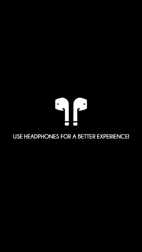 Use Headphones For Best Experience Logo, Use Headphones For Best Experience, Headphones Logo, Headset Aesthetic, Use Headphones, Cute Backgrounds For Phones, Insta Ideas, Cute Backgrounds, Headset