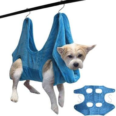 Dog Grooming Hammock, Pet Grooming Supplies, Dog Hammock, Nail Trimming, Pet Hammock, Dog Grooming Supplies, Grooming Routine, Pet Harness, Trim Nails