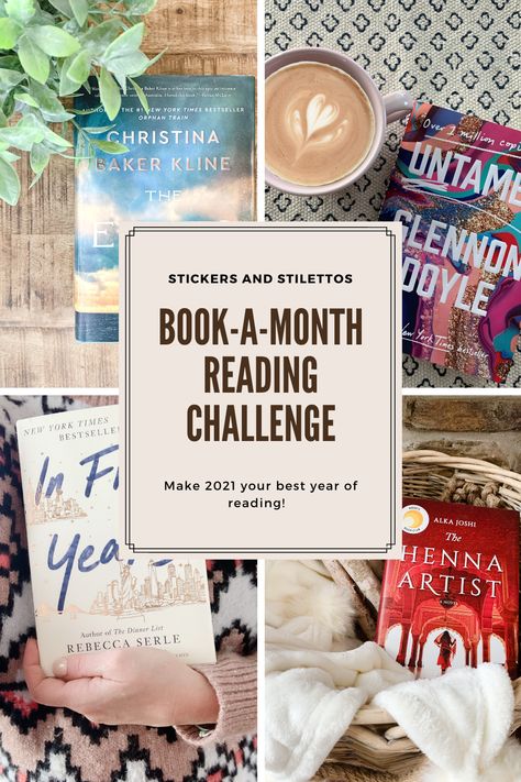 New Year Book Challenge, Book A Month Reading Challenge, Read A Book A Month, One Book A Month Challenge, 1 Book A Month, Book Reading Goals, 12 Month Book Challenge, Book Challenge List 2023, 2023 Book Challenge