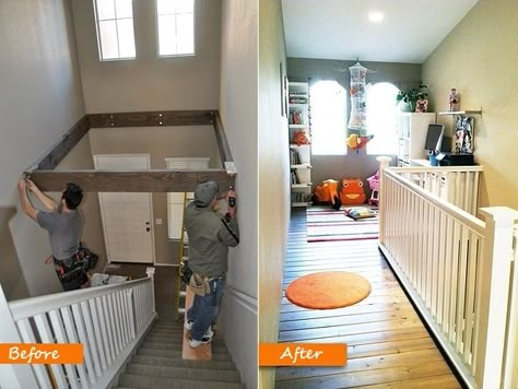 Split Foyer, Convertible Furniture, Attic Storage, Attic Renovation, Attic Remodel, Dead Space, Attic Rooms, Cardboard Furniture, Diy House