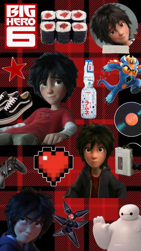 #hirohamada #bighero6 #red Big Hero 6 Film, Big Hero 6 Characters, Marvel Spider Gwen, Hiro Big Hero 6, Hiro Hamada, Sparkle Wallpaper, Disney Princess Drawings, Iphone App Design, Cute Doodles Drawings