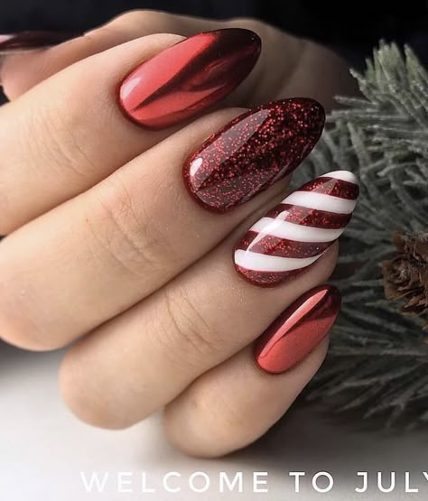 December Nails, Red Christmas Nails, Christmas Gel Nails, Colorful Nails, Christmas Nails Acrylic, Festival Nails, Kwanzaa, Xmas Nails, Christmas Nail