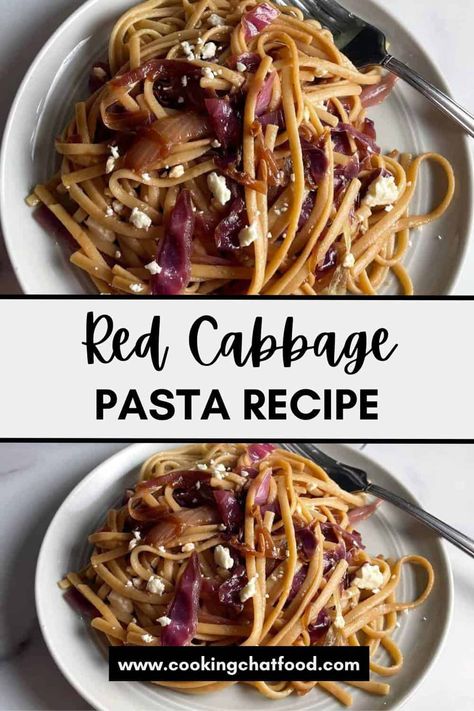 Lamb Ragu Recipe, Cabbage Pasta, Cooked Red Cabbage, Wardrobe Hacks, Cabbage Dishes, Red Cabbage Recipes, Healthy Vegan Dinner Recipes, Tuna And Egg, Italian Diet