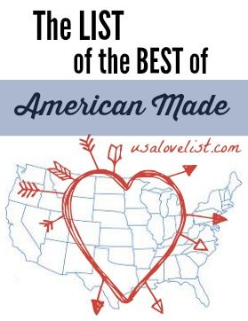 The List of the Best of American Made American Products, Master List, Love List, Making Stuff, Usa Products, Buy Local, American Pride, God Bless America, Made In America