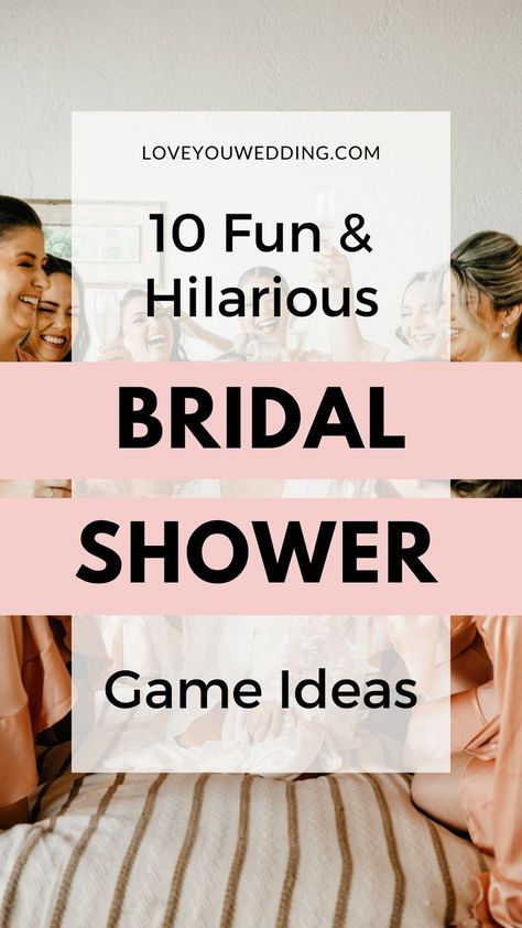 Are you planning a wedding shower? These 10 funny bridal shower games and bridal shower game printables are the perfect hilarious party ideas to create a memorable day for the bride and guests! Hilarious Bridal Shower Games, Funny Bridal Shower Games, Bride Party Ideas, Bride Shower Games, Bridal Shower Games Unique, Wedding Music Playlist, Bridal Shower Games Prizes, Bridal Shower Games Funny, Bridal Party Games