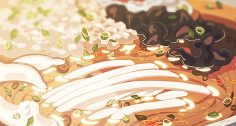 Food Banner Discord, Anime Food Banner, Anime Food Gif, Anime Bento, Food Anime, Gif Background, Aesthetic Gifs, Food Banner, Arte 8 Bits