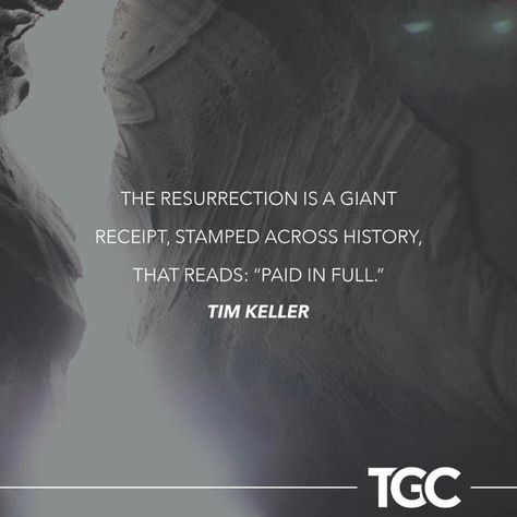 Timothy J. Keller (born 1950) is an American pastor, theologian and Christian apologist. He is best known as the founding pastor of Redeemer Presbyterian Church in New York City, New York, and the author of The New York Times bestselling books The Reason for God: Belief in an Age of Skepticism, The Prodigal God, and Prayer. Keller has been described as a "C.S. Lewis for the 21st Century", although he has disavowed comparisons to his hero. Tim Keller Quotes, Resurrection Quotes, Biblical Illustrations, Tim Keller, Timothy Keller, Resurrection Day, Resurrection Sunday, Easter Quotes, Reformed Theology