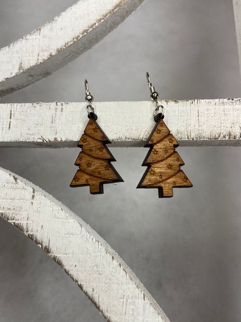 Excited to share the latest addition to my #etsy shop: Wooden Snowman Earrings, Wooden Christmas Tree Earrings, Christmas Earrings, Winter Earrings, Lightweight Earrings #christmas #wood #christmasearrings #treeearring Snowman Earrings, Wooden Snowman, Wooden Christmas Tree, Winter Earrings, Laser Cut Earrings, Cut Earrings, Tree Earrings, Christmas Tree Earrings, Snowflake Earrings