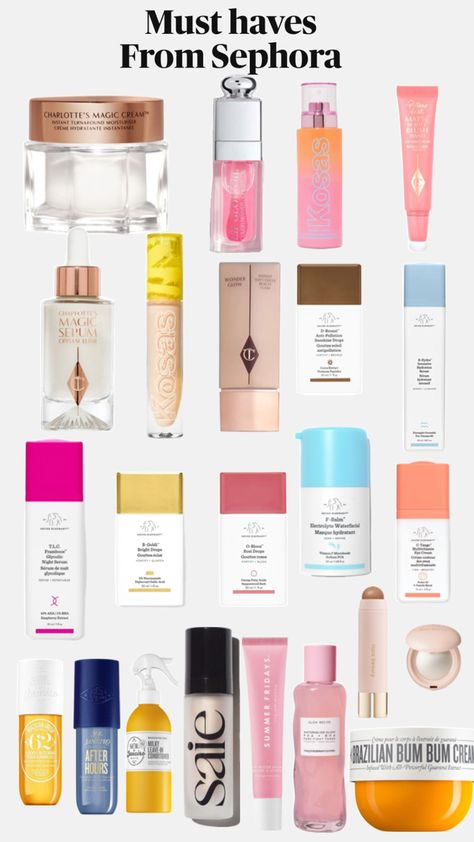 Things you need from Sephora Must Haves From Sephora, Preppy Makeup, Sugar Scrub For Face, Sephora Skin Care, Pink Lifestyle, Basic Skin Care Routine, Everyday Hacks, Night Serum, Makeup To Buy