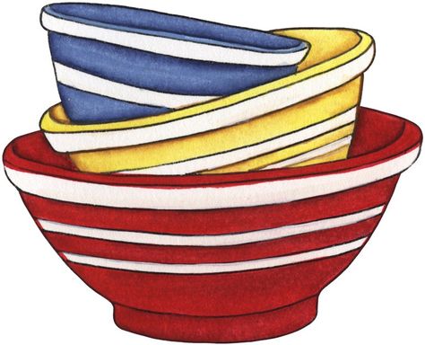 http://imagensparaarte.blogspot.com/2010/10/clipart-imagens-decoupage-kitchen_6357.html Mixing Bowl Drawing, Retro Cookbook, Cozy Cabin Kitchen, Cookbook Illustration, Bowl Drawing, Cabin Kitchen Decor, Cooking Clipart, Kitchen Clipart, Kitchen Printables