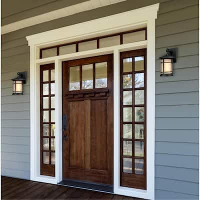 Craftsman Front Doors, Pintu Interior, Craftsman Exterior, House Front Door, Lan Can, Craftsmen Homes, Design Hotel, Interior Modern, House Paint Exterior