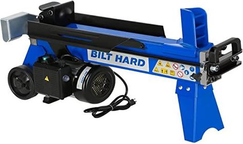 BILT HARD Electric Log Splitter, 6.5 Ton 15Amp Power Wood Splitter with Hydraulic Ram, Horizontal Electric Wood Splitter for Firewood Splitting Forestry Electric Logs, Log Splitters, Hydraulic Ram, Wood Splitter, Log Splitter, Electric Power, Lawn Garden, Ram, Lawn