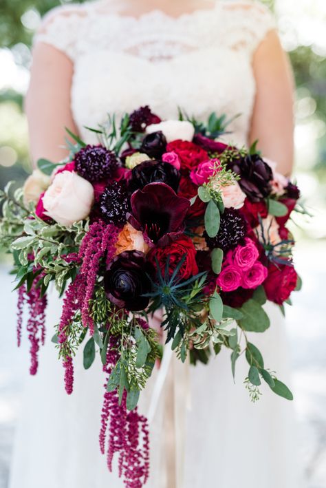 Berry wedding bouquet: Photography: Lance Nicoll - http://lancenicoll.com/ Berry Wedding, Nola Wedding, Winter Wedding Bouquet, Copper Wedding, Fall Wedding Bouquets, Wedding Flower Arrangements, Burgundy Wedding, Bride Bouquets, Flower Bouquet Wedding