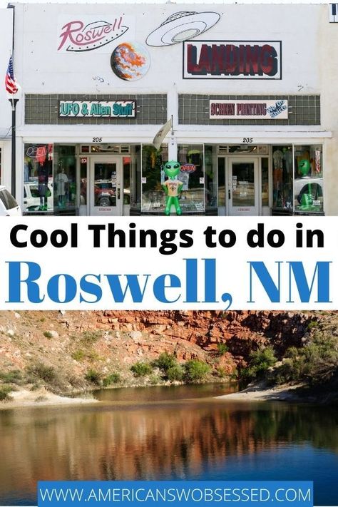 Click thru to find Roswell, NM Attractions: There are so many cool Roswell, New Mexico Attractions that you need to check out when you are in the city. Its more than just Area 51! You need to check out these things to see in Roswell, NM. What To Do In Roswell New Mexico, Things To Do In Roswell New Mexico, Things To See In New Mexico, Things To Do In New Mexico, Carlsbad Nm, Chama New Mexico, New Mexico Vacation, Mexico Road Trip, New Mexico Road Trip