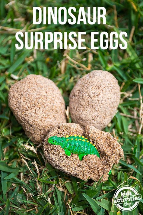 Dino Eggs, Crafts For Teens To Make, Dinosaur Activities, Dinosaur Crafts, Dinosaur Eggs, Surprise Egg, Dino Party, Dinosaur Birthday Party, Dinosaur Party