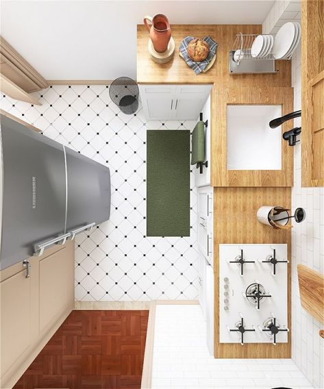 Home Decor: Small Kitchen Organization Tips Tiny Kitchen Design Minimalist, Design Small Kitchen, Kitchen Organization Tips, Tiny Kitchen Design, Simple Kitchen Design, Kitchen Sink Design, Small Kitchen Organization, Furniture Details Design, Kitchen Decor Apartment