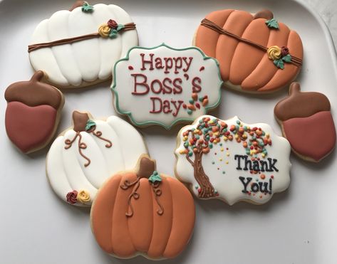 Bosses Day Celebration Ideas, Bosses Day Cookies Decorated, Boss Day Cookies Decorated, Happy Boss's Day Decor, Motivational Cookies Decorated, Boss’s Day Fun, Bosses Day, Royal Icing Sugar, Boss' Day