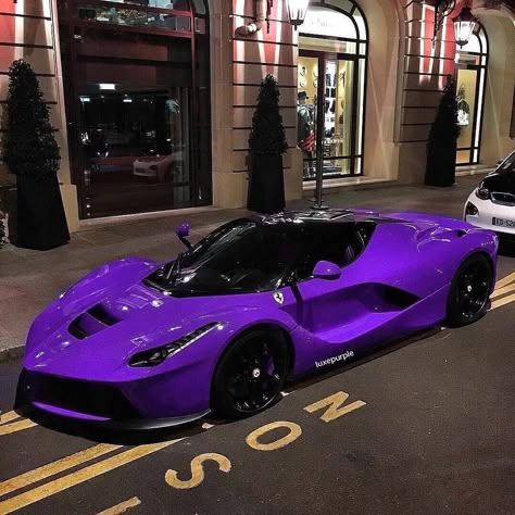 Purple Luxury on Instagram: “What’s your favorite car ? . Edit @luxepurple 💎 . please dm me for credits . If you want to use my edits please credit me . Want…” Purple Car, Top Luxury Cars, Ferrari Laferrari, Ferrari F40, Ferrari Car, Classy Cars, Super Luxury Cars, Fancy Cars, Best Luxury Cars