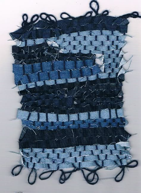 Manipulating Fabric Denim, Denim Fabric Manipulate, Denim Experimentation, Denim Techniques, Denim Exhibition, Jean Texture, Junk Kouture, Fabric Manipulations, Gcse Textiles