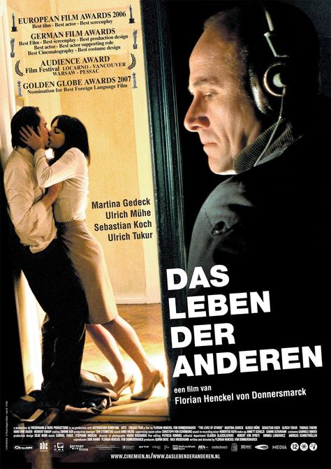 East Berlin, Septième Art, Tv Series Online, Foreign Film, Cinema Posters, James Mcavoy, The Lives Of Others, Great Films, Film Posters