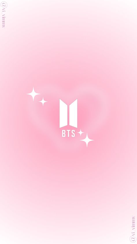 Pink Wallpaper Kawaii, Barang Aesthetic, Bts Logo, Kpop Backgrounds, Wallpaper Lyrics, Kpop Iphone Wallpaper, Images Kawaii, Bts Backgrounds, Arte Van Gogh