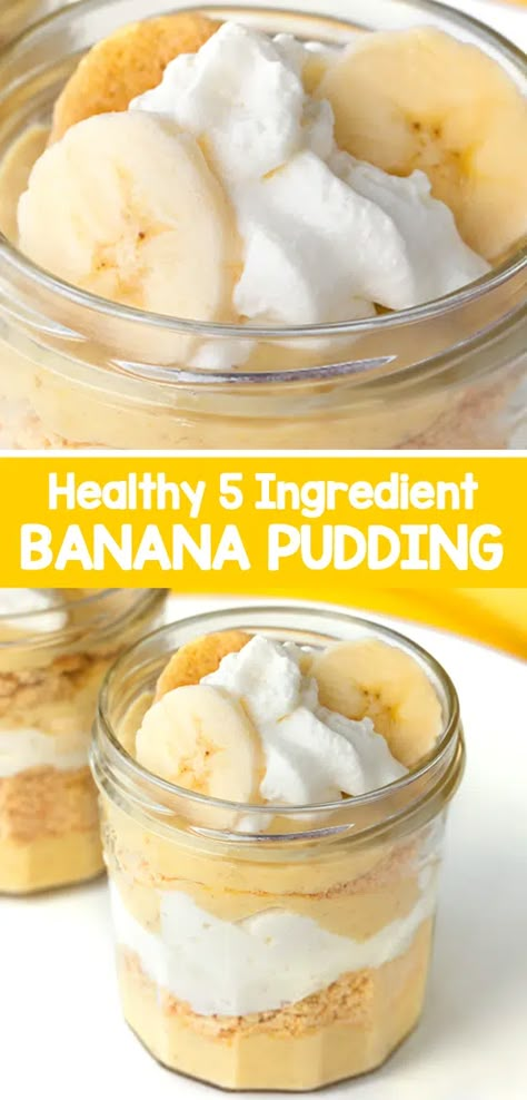 Vegan Banana Pudding - Chocolate Covered Katie Vegan Banana Pudding, Banana Pudding Ingredients, Banana Pudding Pies, Healthy Chocolate Pudding, Chocolate Covered Katie, Fruit Recipes Healthy, Banana Pudding Recipe, Homemade Banana Pudding, Recipes Chili