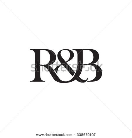 R&B Initial logo. Ampersand monogram logo - stock vector Ampersand Logo, Ra Logo, Rb Logo, Initial Logo, Monogram Logo Design, Unique Logo Design, Initials Logo, Wedding Logos, Fashion Logo Design