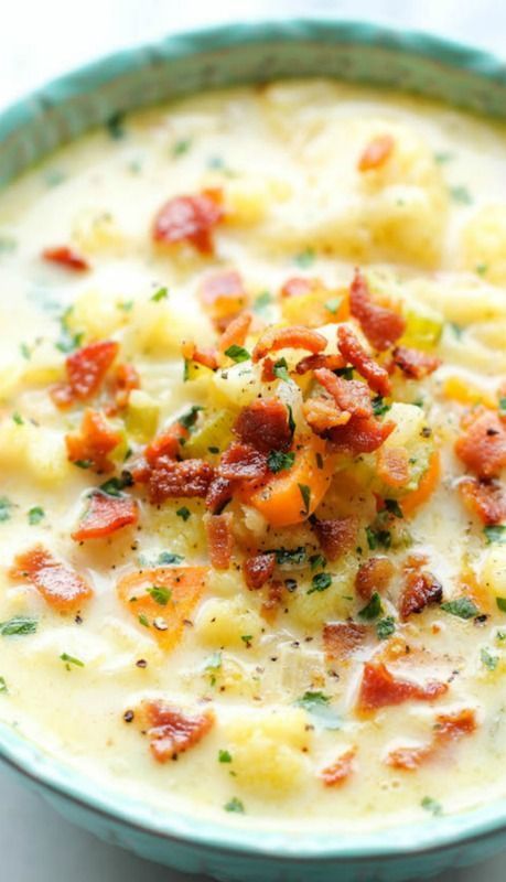 Cauliflower Chowder, Keto Soup, Savory Soups, Cauliflower Soup, Chowder Recipes, Minestrone, Soup And Sandwich, Easy Soups, Easy Soup Recipes