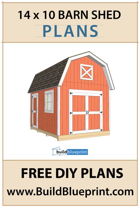 6x10 Shed, Shed House Ideas, 8x10 Shed, Barn Style Shed, 10x12 Shed Plans, Shed Blueprints, Building A Storage Shed, Build Your Own Shed, Shed Construction