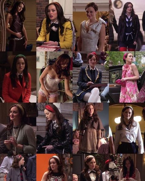 Blair Waldorf Iconic Outfits, Blair Waldorf Style Outfits, Gossip Girl Blair Outfits, Blair Waldorf Season 1, Gossip Girl Outfits Blair, Blair Waldorf Dress, Blair Fashion, Blair Waldorf Aesthetic, Blair Waldorf Outfits