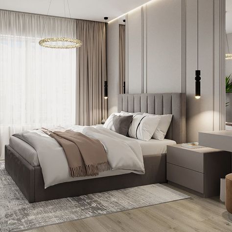 bedroom decoration interior design ideasbedrooms aesthetic decor inspiration designs Decor Ideas Bedroom, Hotel Room Design, Modern Bedroom Interior, Dekorasi Kamar Tidur, Bedroom Decor Design, Bedroom Bed Design, Modern Bedroom Decor, Bedroom Layouts, Small Room Bedroom