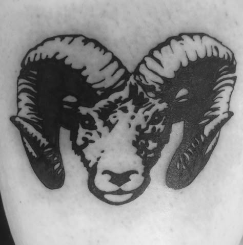 Ram tattoo, Classic Tattoo Berlin by Tobi Ram Tattoos, Aries Ram Tattoo, Ram Tattoo, Classic Tattoo, Dog Tattoo, Tattoo You, Tattoos And Piercings, New Beginnings, Tatting