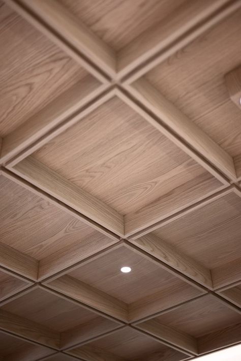 Landmark South — BEAN BURO Wood Grid Ceiling, Modern Coffered Ceiling, Carpentry Details, Wood Coffered Ceiling, Terrazzo Bar, Coffer Ceiling, Ceiling Details, Millwork Details, Timber Ceiling