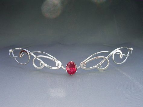 Wedding Circlet, Bridal Circlet, Fest Outfits, Celtic Necklace, Celtic Wedding, Bride Hair Accessories, Sterling Necklaces, Bridal Tiara, Fantasy Jewelry