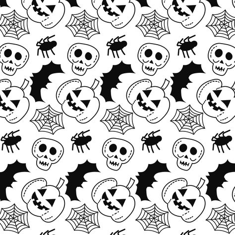 Gift Wrapping Paper Pattern Holiday Halloween Printable Paper Patterns Design, Creepy Candles, Halloween Wrapping Paper, Halloween History, White Scrapbook, Creepy Toys, Halloween Paper Crafts, Halloween Mantel, Patterns Printable