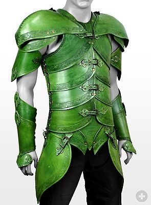 I wonder if one could make this out of leaves? Elf Armor, Armor Clothing, Larp Armor, Cosplay Armor, Leather Armor, Arm Armor, Fantasy Costumes, Fantasy Armor, Body Armor