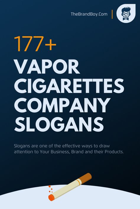 178 Great Vape Slogans And Taglines Slogan Sample, Slogan About Calamities, Slogan Generator, Vapeshop Logo, Business Slogans, Company Slogans, Monday Quotes, Business Names, Marketing