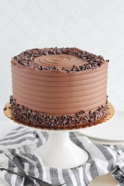 The Ultimate Perfect Chocolate Cake - Baking with Blondie Moist Cupcake Recipes, Baking With Blondie, Scalloped Cake, Perfect Chocolate Cake, Dark Chocolate Fudge, Chocolate Peanut Butter Cake, Peanut Butter Cake, Rich Chocolate Cake, Sprinkle Cake