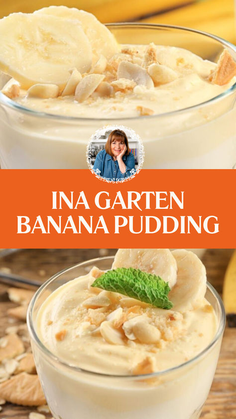 Ina Garten Banana Pudding Banana Pudding Simple, Banana Pudding With Condensed Milk, Banana Pudding Recipe From Scratch, Quick Banana Pudding, Creamy Banana Pudding Recipe, Creamy Banana Pudding, Condensed Milk Desserts, Easy Banana Pudding, Homemade Banana Pudding