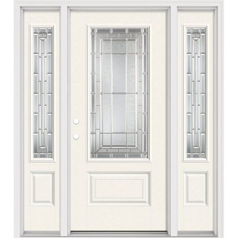 White wooden doors