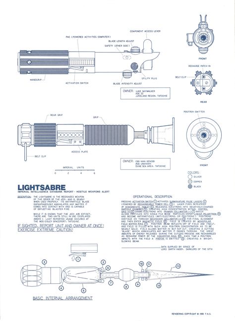 Lightsaber technical drawings Lightsaber Schematics, Lightsaber Blueprint, Schematic Tattoo, Lightsaber Construction, Lightsaber Parts, Darth Vader Lightsaber, Nerd Room, Star Wars Items, Star Wars Light