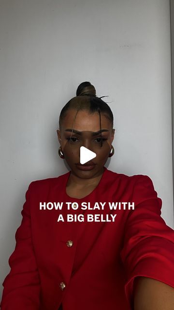 D E M Z | BONUS TIP 👇🏽  Confidence is always the best thing to wear when wanting to slay, even with a bigger belly 🔥😎 | Instagram Outfit For Large Stomach, Thick Stomach Outfits, Dressing For Belly Pooch, Women With Belly Outfits, Thick Belly Outfits, Dressing An Apron Belly, Apron Belly Work Outfits, Dressing To Hide Apron Belly, Outfits For When You Feel Bloated