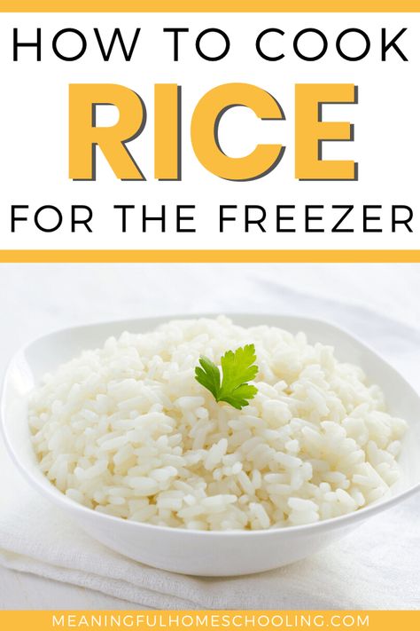 Can You Freeze Rice, Can You Freeze Cooked Rice, Can You Freeze Fried Rice, Freezing Rice How To, Freezing Rice, Soaking Rice Before Cooking, Freezing Cooked Rice, Freezer Casseroles, Freezer Breakfast Meals