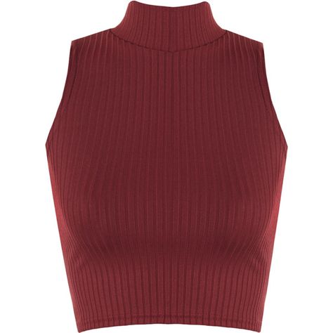 Luann Rib Turtle Neck Crop Top ($13) ❤ liked on Polyvore featuring tops, shirts, crop tops, blouses, wine, red turtleneck, red crop top, sleeveless tops, ribbed turtleneck and ribbed crop top Crop Tops Shirts, Turtleneck Crop Top, Shirts Crop Tops, Sleeveless Turtleneck Top, Crop Top Sleeveless, Green Turtleneck Sweater, Red Turtleneck Sweater, Sleeveless Turtleneck Sweaters, Shirts Crop