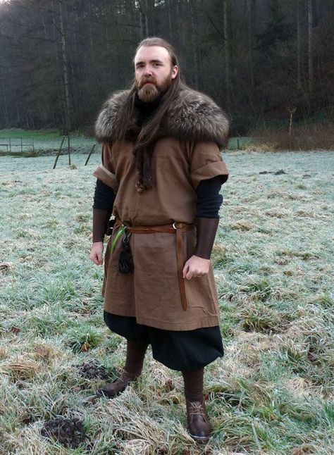 Medieval Clothing Male Peasant, Viking Merchant, Viking Clothes, Norse Clothing, Costume Viking, Viking Cosplay, Viking Garb, Viking Reenactment, Medieval Clothes