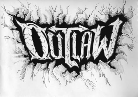 Outlaw Skull Wallpapers - Top Free Outlaw Skull Backgrounds - WallpaperAccess Outlaw Tattoo, Cool Skull Drawings, Tattoo Lettering Alphabet, Tattoo Lettering Design, Cool Tattoo Drawings, Tattoo Outline Drawing, Graffiti Lettering Fonts, Skulls Drawing, Sketch Tattoo Design